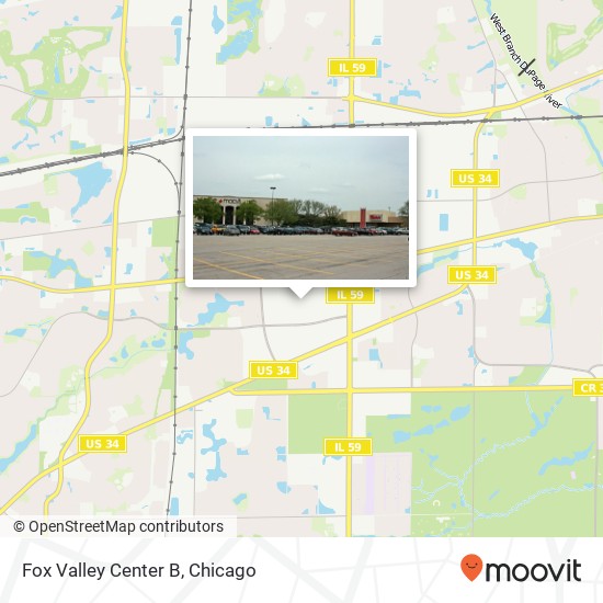 Fox Valley Center B map