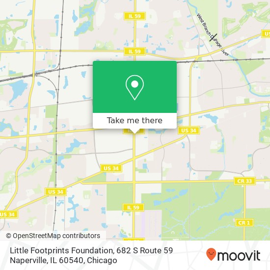 Little Footprints Foundation, 682 S Route 59 Naperville, IL 60540 map