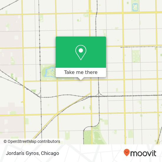 Mapa de Jordan's Gyros, 2621 W 71st St Chicago, IL 60629
