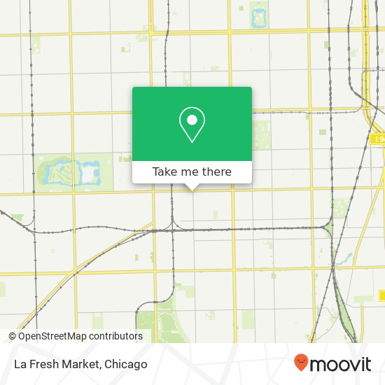 Mapa de La Fresh Market, 2001 W 71st St Chicago, IL 60636