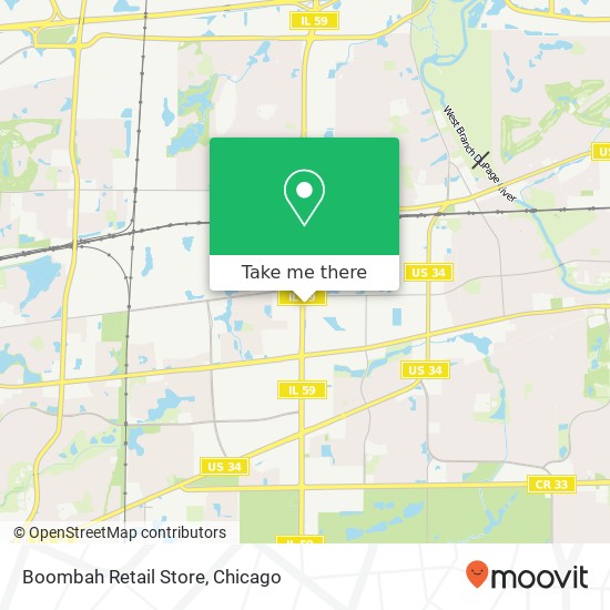 Boombah Retail Store, 276 S Route 59 Naperville, IL 60540 map