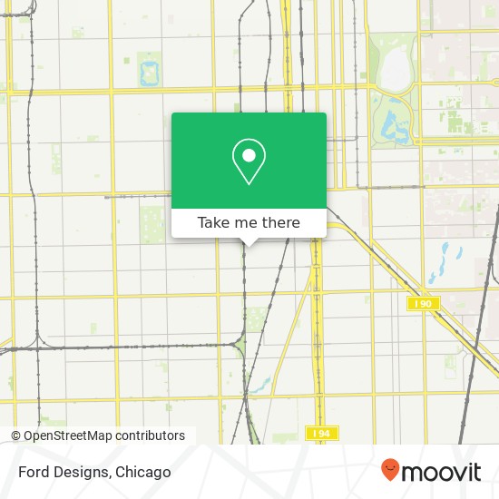 Mapa de Ford Designs, 6729 S Parnell Ave Chicago, IL 60621