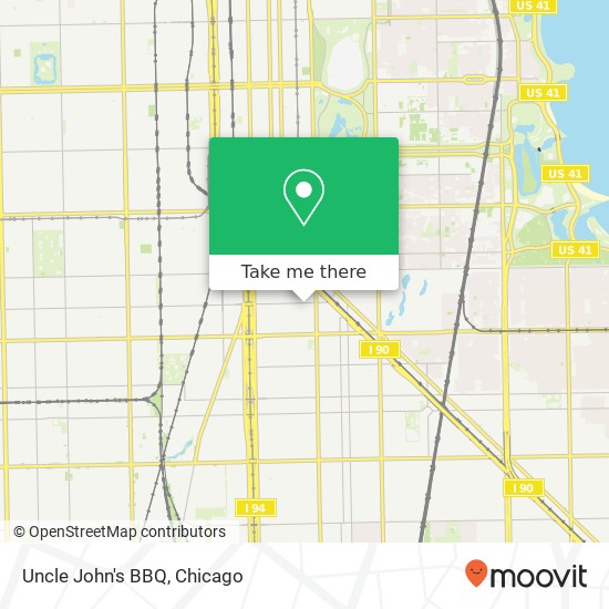 Uncle John's BBQ, 337 E 69th St Chicago, IL 60637 map