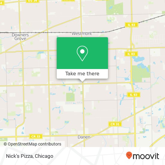 Nick's Pizza, 6232 S Cass Ave Westmont, IL 60559 map