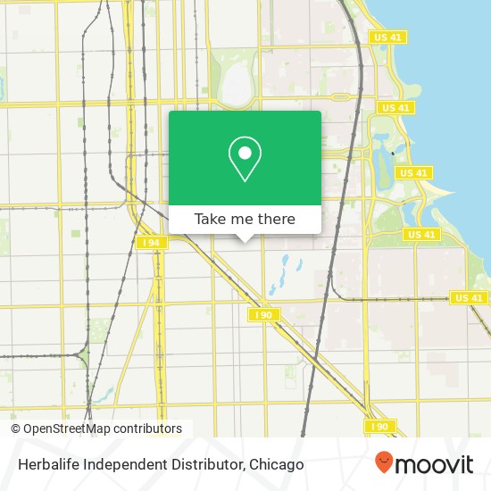 Mapa de Herbalife Independent Distributor, 6637 S Champlain Ave Chicago, IL 60637