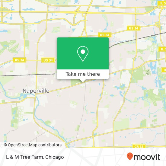 L & M Tree Farm, 1290 E Chicago Ave Naperville, IL 60540 map