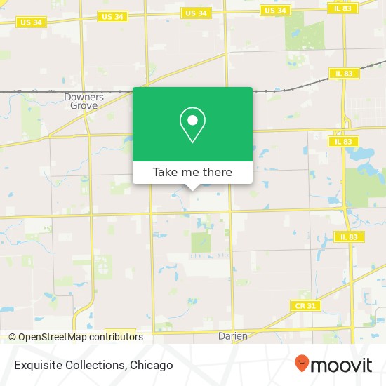 Mapa de Exquisite Collections, 275 W 61st St Westmont, IL 60559