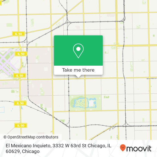 El Mexicano Inquieto, 3332 W 63rd St Chicago, IL 60629 map
