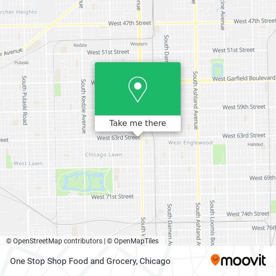 One Stop Shop Food and Grocery map