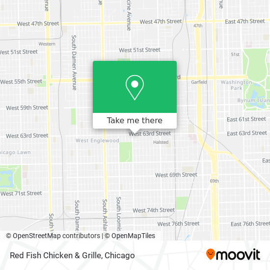 Mapa de Red Fish Chicken & Grille