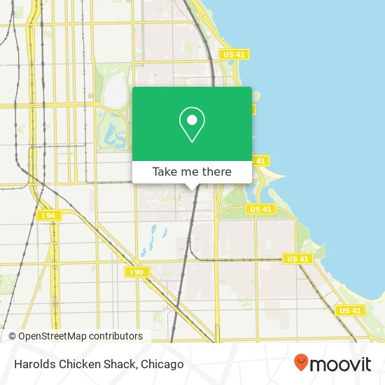 Harolds Chicken Shack, 1361 E 64th St Chicago, IL 60637 map