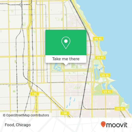 Mapa de Food, S Maryland Ave Chicago, IL 60637