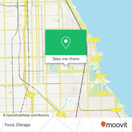 Mapa de Food, Chicago, IL 60637