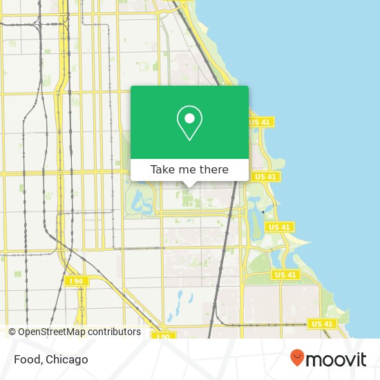 Mapa de Food, Chicago, IL 60637