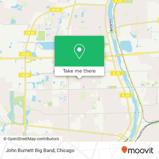 John Burnett Big Band map