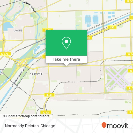 Normandy Delctsn, 6657 W Archer Ave Chicago, IL 60638 map