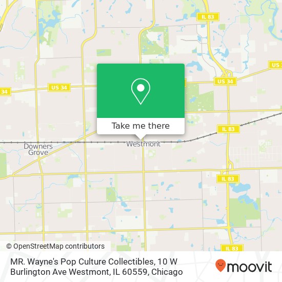 MR. Wayne's Pop Culture Collectibles, 10 W Burlington Ave Westmont, IL 60559 map