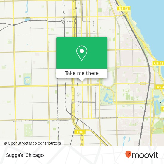 Mapa de Sugga's, 5426 S State St Chicago, IL 60609