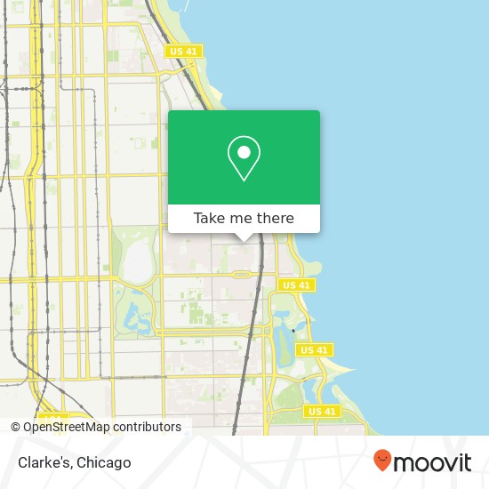 Mapa de Clarke's, 1447 E 53rd St Chicago, IL 60615