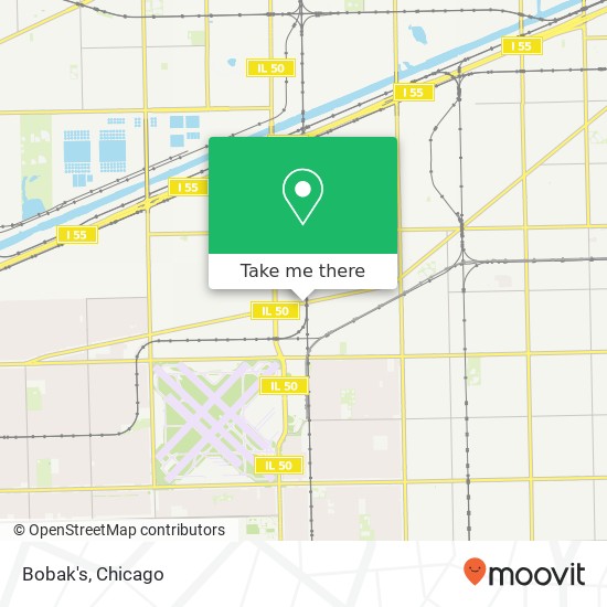 Mapa de Bobak's, 5275 S Archer Ave Chicago, IL 60632