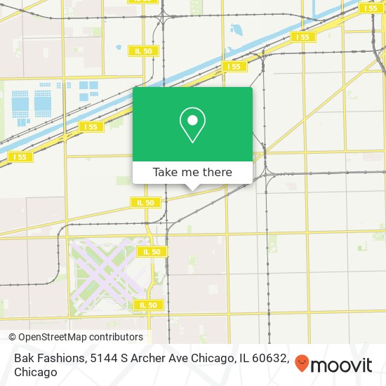 Bak Fashions, 5144 S Archer Ave Chicago, IL 60632 map