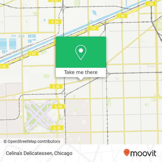 Mapa de Celina's Delicatessen, 5089 S Archer Ave Chicago, IL 60632