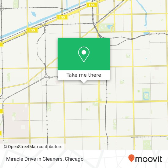 Miracle Drive in Cleaners map