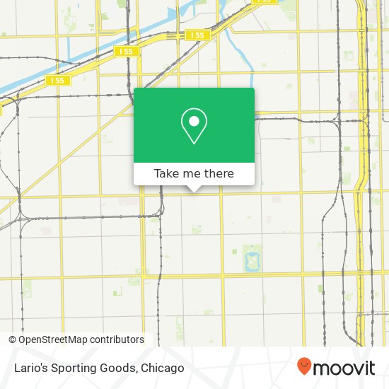 Mapa de Lario's Sporting Goods, 1839 W 47th St Chicago, IL 60609