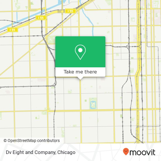 Mapa de Dv Eight and Company, 4751 S Ashland Ave Chicago, IL 60609