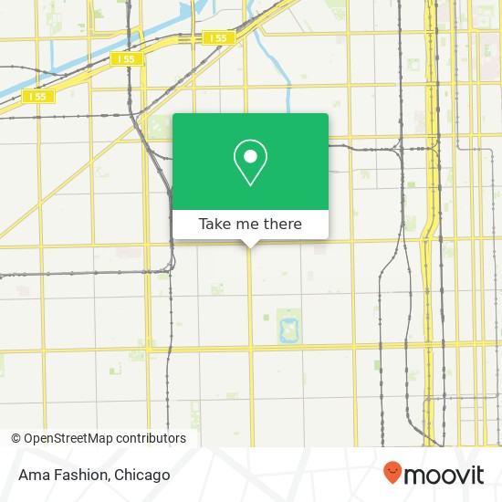Mapa de Ama Fashion, 4735 S Ashland Ave Chicago, IL 60609