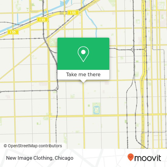 Mapa de New Image Clothing, 4733 S Ashland Ave Chicago, IL 60609