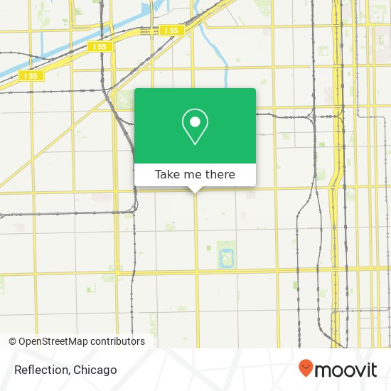 Mapa de Reflection, 4745 S Ashland Ave Chicago, IL 60609