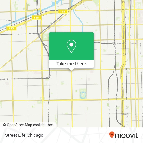 Mapa de Street Life, 4722 S Ashland Ave Chicago, IL 60609