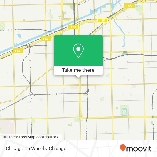 Mapa de Chicago on Wheels, 4524 S Western Ave Chicago, IL 60609