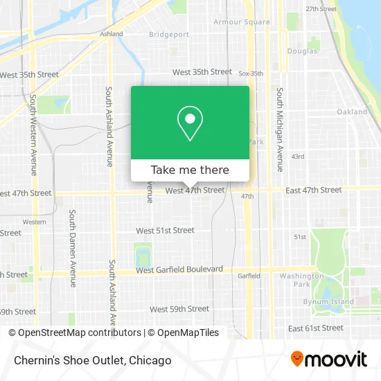 Chernin's Shoe Outlet map