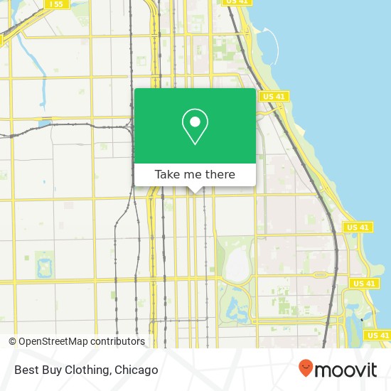 Mapa de Best Buy Clothing, 210 E 47th St Chicago, IL 60653