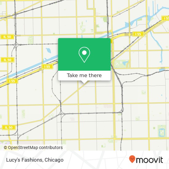 Mapa de Lucy's Fashions, 4243 S Archer Ave Chicago, IL 60632