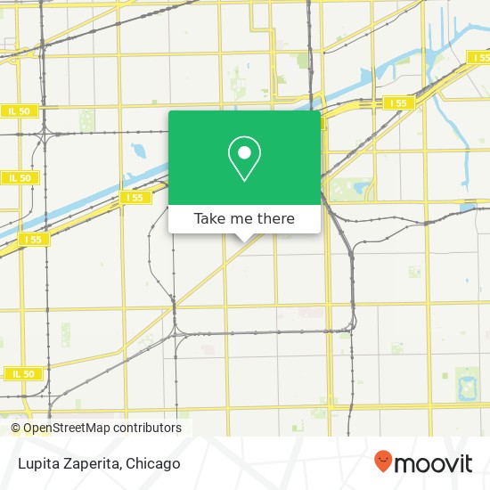 Mapa de Lupita Zaperita, 4220 S Archer Ave Chicago, IL 60632