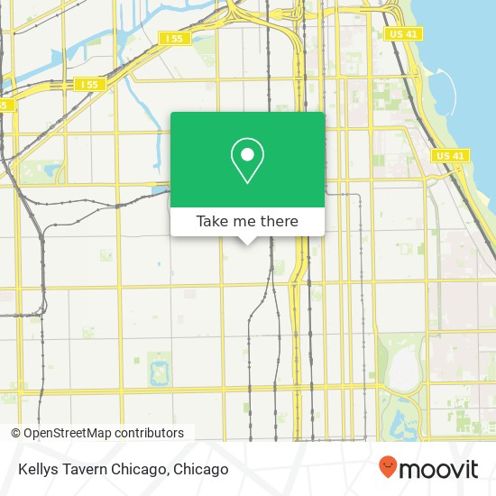 Kellys Tavern Chicago map