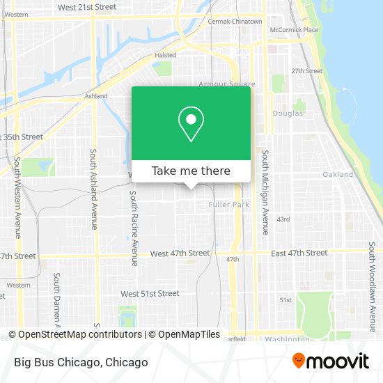 Big Bus Chicago map