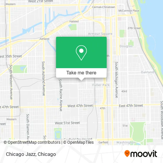 Chicago Jazz map