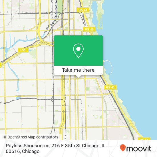 Payless Shoesource, 216 E 35th St Chicago, IL 60616 map