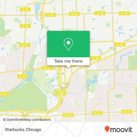 Starbucks, 1430 Branding Ln Downers Grove, IL 60515 map