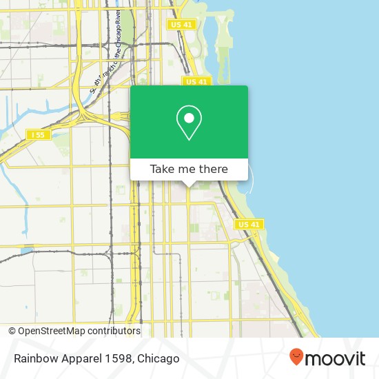 Rainbow Apparel 1598, 3345 S King Dr Chicago, IL 60616 map