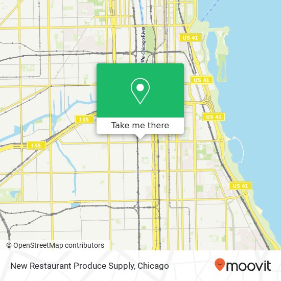 New Restaurant Produce Supply, 3042 S Shields Ave Chicago, IL 60616 map