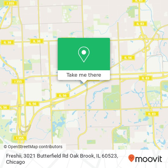 Freshii, 3021 Butterfield Rd Oak Brook, IL 60523 map