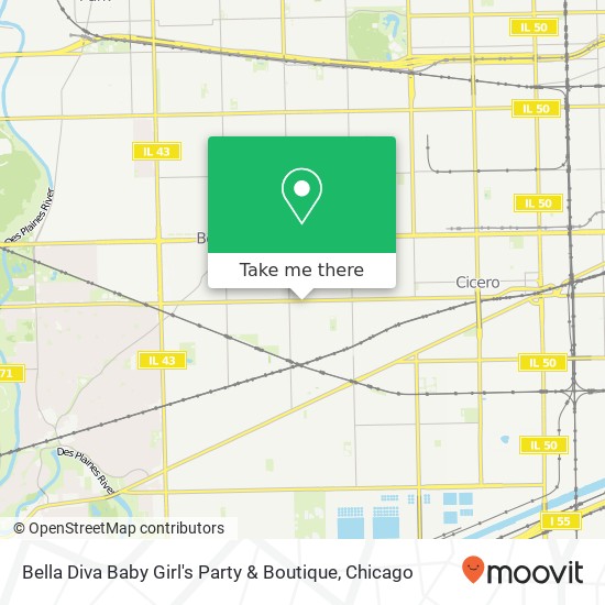 Bella Diva Baby Girl's Party & Boutique, 6306 26th St Berwyn, IL 60402 map