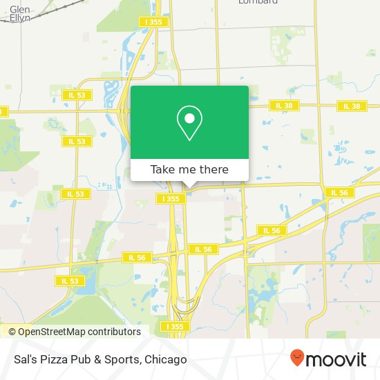 Sal's Pizza Pub & Sports, 410 W 22nd St Lombard, IL 60148 map