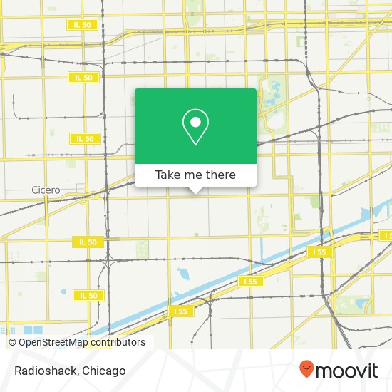 Mapa de Radioshack, 3710 W 26th St Chicago, IL 60623