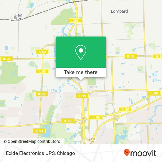 Exide Electronics UPS, 835 Oak Creek Dr Lombard, IL 60148 map